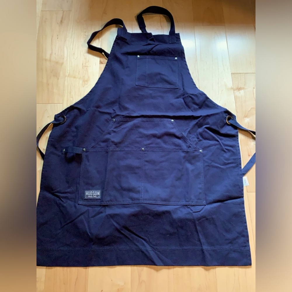 100% Cotton Bib Apron with Crossback Straps